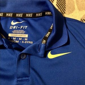 Boys Electric Blue Dry Fit Polo 💙